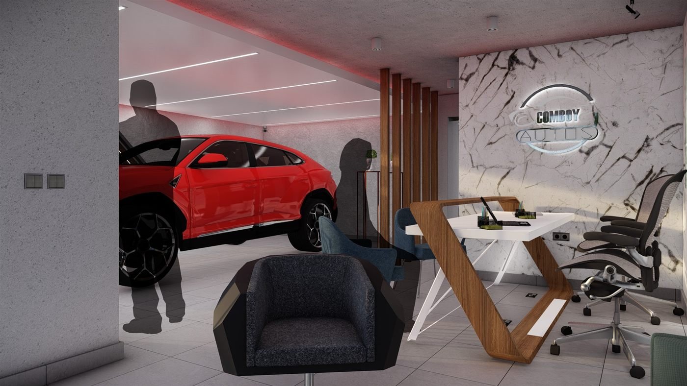 Comboy Autos — render interior