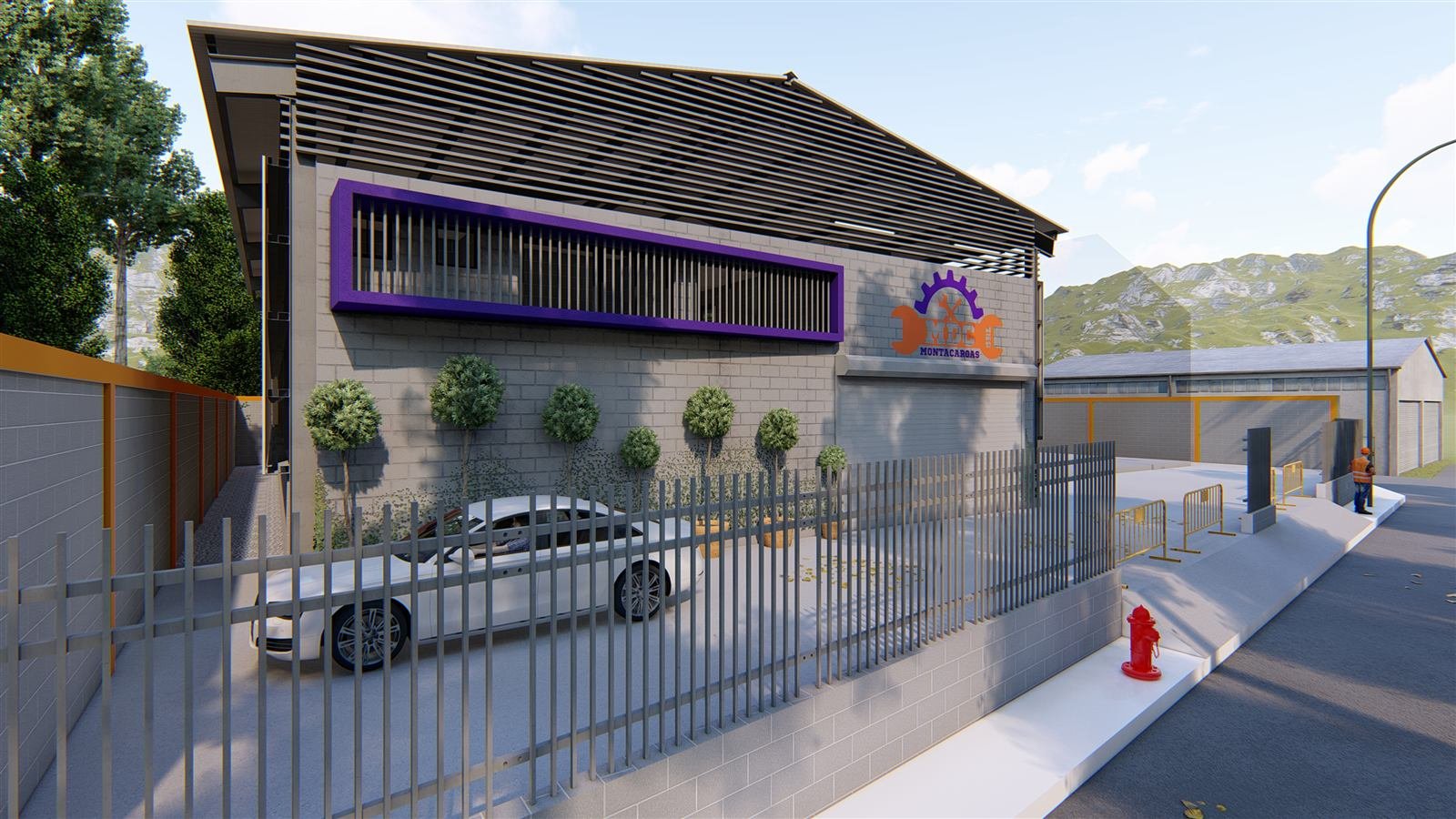 MDC Montacargas — render exterior